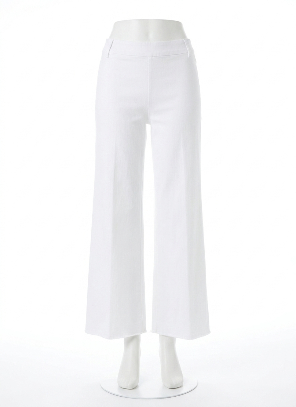 NEW LYSSE erin high waist wide leg jeans in white